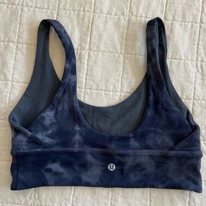 Lululemon Align Bra A/B Cup sz 8 Graphite Grey/Diamond Dye Pitch Grey
